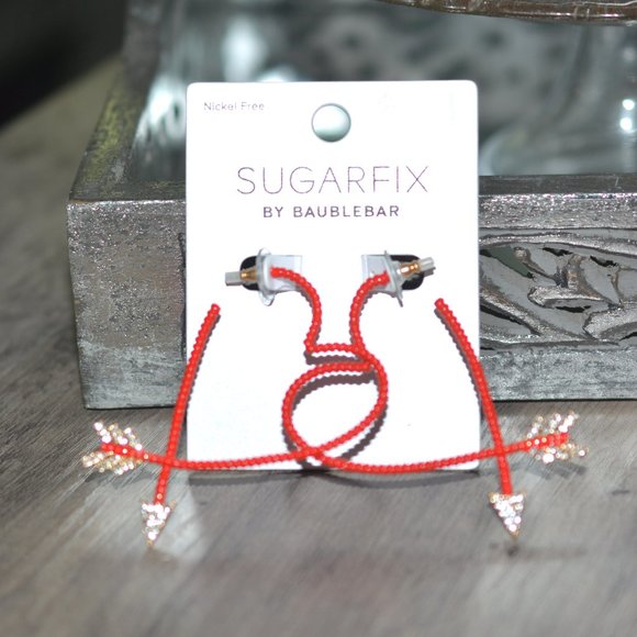 SUGARFIX BY BAUBLEBAR Arrows & Hears Hoop Earrings
